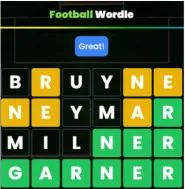 Football Wordle