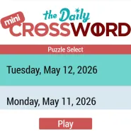 Mini Crossword